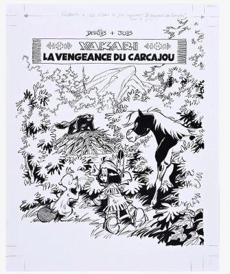 Derib (Claude de... | Lot 136 - DERIB (CLAUDE DE RIBEAUPIERRE/1944) Yakari, Tome 26,... | Coutau Bégarie