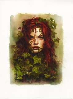 Brian Haberlin | Poison Ivy; 12-by-16 inches | Hero Initiative