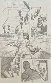 Leinil Francis Yu | Página original Leinil Francis Yu Axis 04 Página 3 | Taj Mahal Cómics