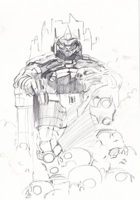 Ito | Void Rivals #31 Cover Pencil Prelim | Kirby’s Comic Art