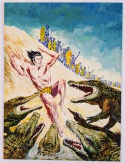 Dino Busett - Originale di Copertina "Tarzan of The Apes" - Loose page