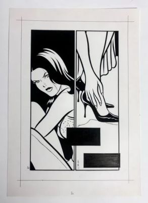 Walter Minus, Planche... | Lot 152 - Walter Minus, planche n°20 à l’encre de Chine représentant... | Tessier Sarrou