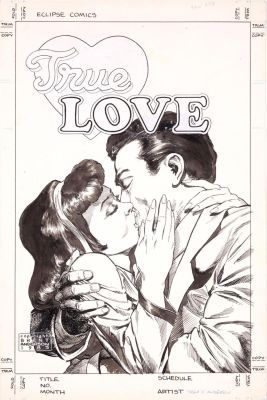Lot 131 - True Love, cover Eclipse Comics, 1985 | Piasa