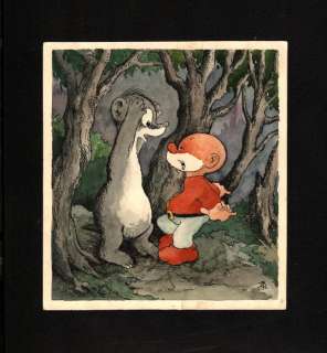 Paulus de Boskabouter - Paulus en Gregorius in verhitte discussie - O.I. ink and watercolor - (1962/1963) | Catawiki