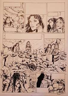 Morgane, Marie - Planche originale - Lupus Dei T1 - La Fille de la louve - (2015)