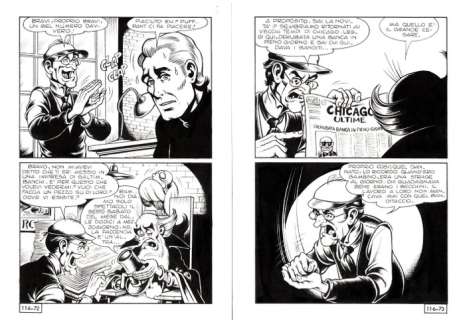 Alan Ford n. 116 - 2 Tavole Originali "Ai bei tempi che furono" - Loose page - First edition - (1979) | Catawiki