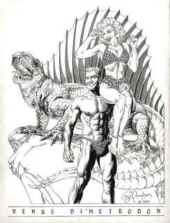 Craig Hamilton - ‘venus di‘metrodon‘ poster art (1993)