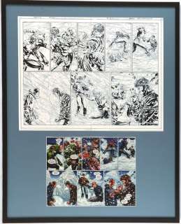 Fernando Pasarin original 2-page art spread for Green Lantern: Emerald Warriors No. 8 (DC Comics… | Ewbank’s