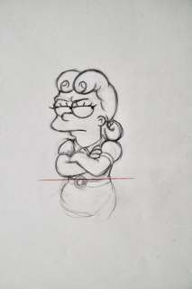 "The Simpsons" - Original Drawing - - Matt Groening - (1988/2020) | Catawiki