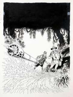 Paape - Johnny Congo, illustration Ã  l‘encre de Chine sur…