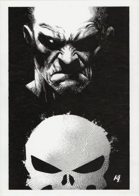 Riccardo Latina | Punisher Illustration | Kirby’s Comic Art
