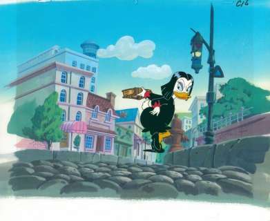 DuckTales - Production cel + Copy Background + Production drawing - Magica De Spell - (1990’s) | Catawiki