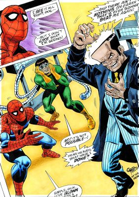 Spider-Man vs Doctor Octopus | Corner4art