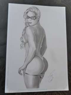 Black Cat - Originele tekening - Formaat: ca. 30 x 43 cm. - Loose page | Catawiki