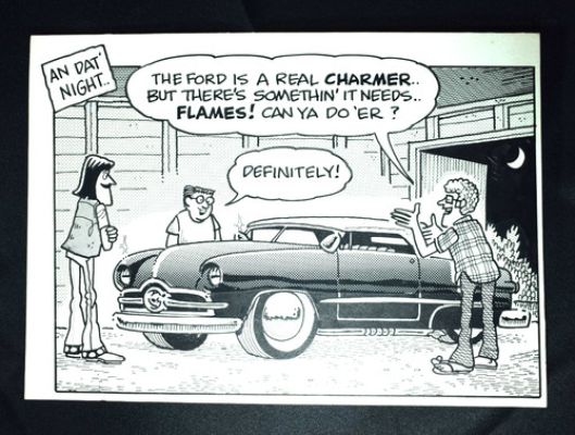Original Cartoons Magazine Auto-related Artwork - George Trosley / John Larter | eBay US (Buy It Now)