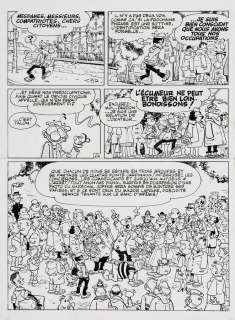 Greg | Achille Talon, planche n°6 Ã  l’encre de Chine de… | Banque Dessinée