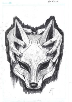 Seth Adams | Exquisite Corpses: Fox Mask Killer Cover | Kirby’s Comic Art