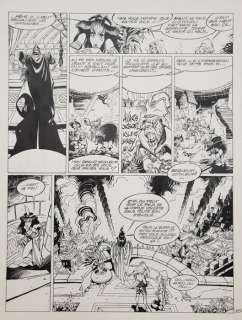 Crisse - Planche originale - L’Épée de Cristal T2 - Le Regard de Wenlok - (1991) | Catawiki