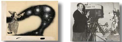 Fantasia "The Sorcerer’s Apprentice Sequence" (Walt Disney, c.1940) Mickey Mouse Original Conceptual Painting | Animazing Gallery