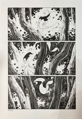 Borja González | El Pájaro y la Serpiente página 56 | The Comic Art Agency
