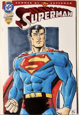 DC Comics Superman #25 Custom Sketch Edition | Raremarq (Buy It Now)