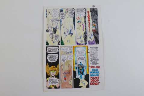 Wonder Woman #221 Original Comic Art | Bodnars Auction