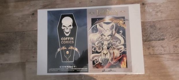 LADY DEATH UNCUT SHEET SIGNED BY BRIAN PULIDO | eBay US (Buy It Now)