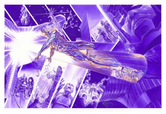 Origins Silver Surfer Alex Ross SIGNED SDCC 2026 Print on Canvas Ltd Ed 25 REG | eBay US (Buy It Now)