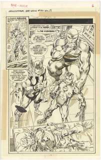 John Byrne - Sensational She-Hulk #44 p5 (Splash)(First Captain America)