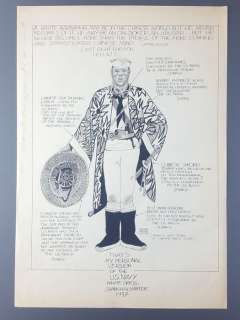 Attilio Micheluzzi - Illustr. Origin. "Rosso Stenton" - Loose page - First edition | Catawiki