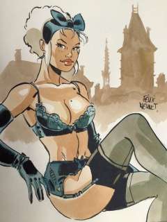 Meynet, Félix - Dessin original couleur - Mirabelle coquine Ã  Paris | Catawiki
