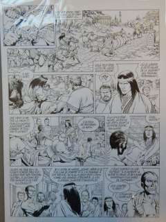 Mitton, Jean-Yves - Originele pagina (p.2) - Vae Victis! 12 - Adua, een wolvin huilt in Avaricum - (2003) | Catawiki