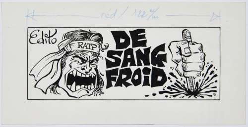 GOTLIB (Marcel Gottlieb dit) 1934-2016 De Sang froid | Artcurial