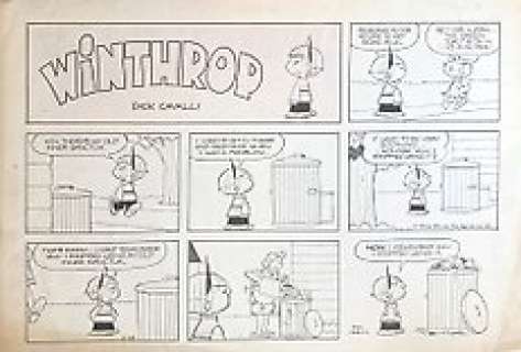 Winthrop - Dick Cavalli tavola originale 10-28 - Firmata - First edition - (1973)