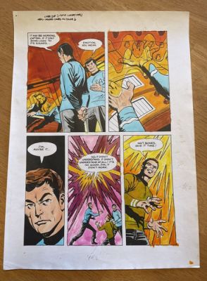 STAR TREK ART original color guide 1975 KIRK SPOCK BONES CRIER IN THE EMPTINESS | eBay US (Buy It Now)