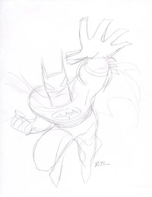 Batman sketch by Bruce Timm (larger) | DiTullio Art Collective