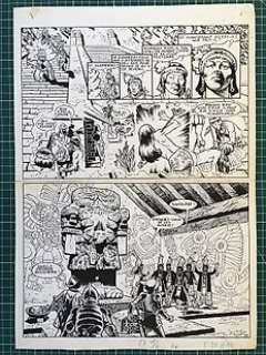 Jeronaton - Planche originale - La Chute de l’Empire aztèque - (1971) | Catawiki