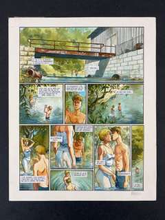 Berlion, Olivier - Planche originale couleur - Lie-de-vin - (1998) | Catawiki