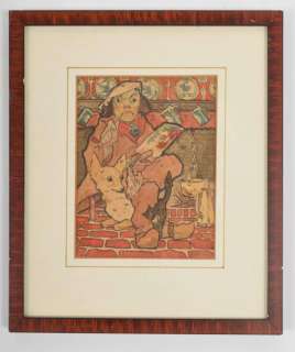 [Original comic art] Georges van Raemdonck (1888-1966) - Self-portrait | Zwiggelaar Auctions