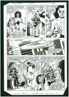 Milgrom, Al; Sinnott, Joe | Item #39429 The Avengers #240 Page 9 Original Comic Art by Al Milgrom. Al Milgrom, Joe Sinnott | Parigi Books