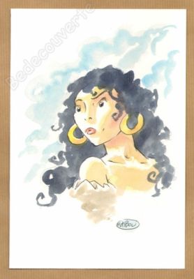 Masbou Dessin original De Cape et de Crocs Hermine 14,1x20,9cm | eBay Europe (Buy It Now)