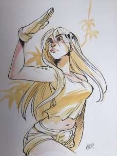 Barbucci, Alessandro - Dessin original en couleur - EkhÃ¶ monde miroir | Catawiki