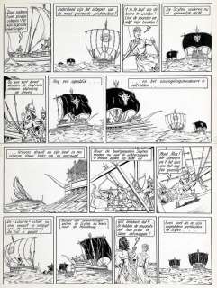 Martin - Alix, planche n°21 Ã  l‘encre de Chine de l‘épis…