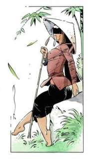 Michetz, Marc - Dessin original couleur - Japonaise en chapeau de riz | Catawiki