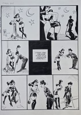 Storia completa originale Jordie Bernet Chiara di Notte ( 2 tavole originali) | Venere Comic Art