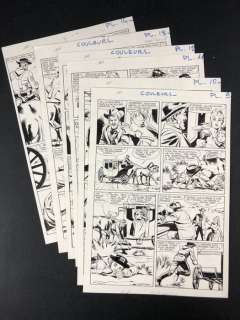 Rin Tin Tin e Rusty - C. Marcello - 6x tavole originali "Le rapt de la Dame Blonde" - Loose page - First edition | Catawiki