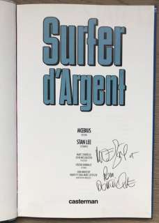 The Silver Surfer - Parabole + dédicace manuscrite Moebius - B - EO - sign - (1990) | Catawiki