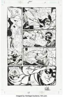 Parker, Jeff - Jeff Parker Robin #95 Story Page 17 Original Art (DC, 2001). ...