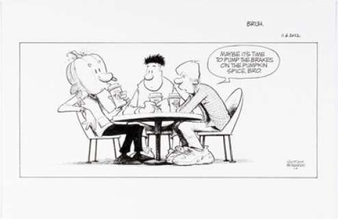 Jerry Scott and Jim Borgman Zits Sunday Comic Strip Original Art dated 11-6-22 (King Features Syndicate, 2022). | Heritage