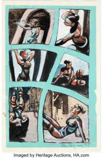 Mark Badger - Painted Story Page Original Art (c. 2025). | Heritage